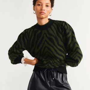 NWT Tiger Striped Sweater